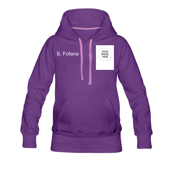 Customize Women’s Premium Hoodie - purple