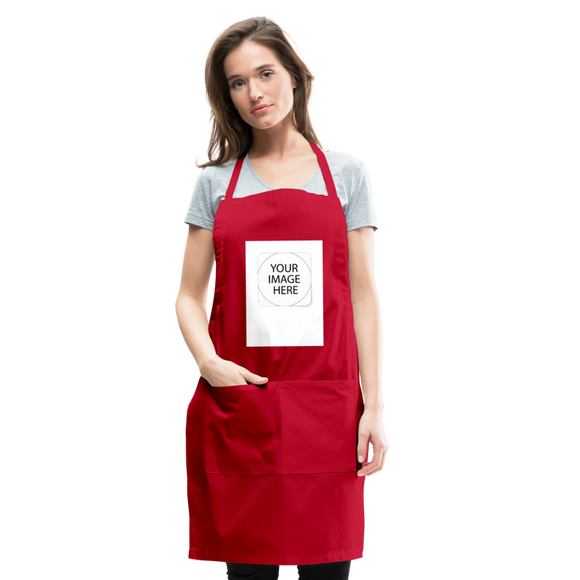 Customize Adjustable Apron - red
