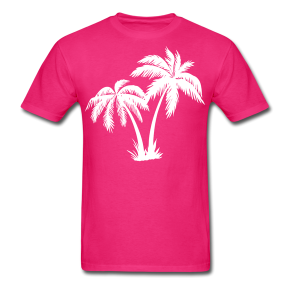 Palm Trees Unisex Classic T-Shirt - fuchsia