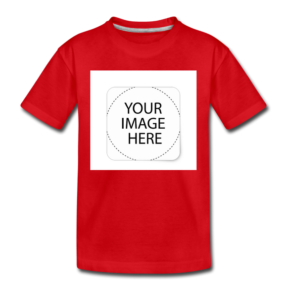 Custom Image Kids' Premium T-Shirt - red