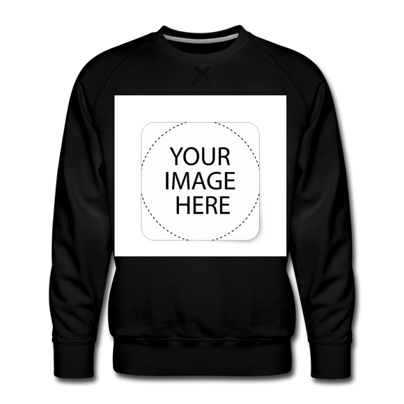 Custom Image Men’s Premium Sweatshirt - black