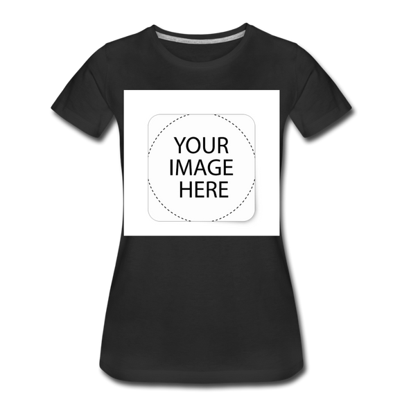 Custom Image Women’s Premium T-Shirt - black