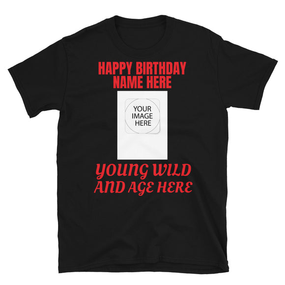 Custom Birthday Apparel Short-Sleeve Unisex T-Shirt