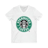 Starbuck's Logo Short Sleeve V-Neck Tee