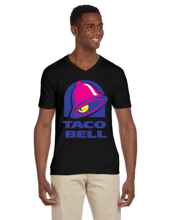 Taco Bell Logo V Neck T Shirts