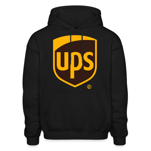 UPS Logo Gildan Adult Hoodies - black