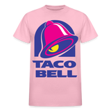 Taco Bell Logo Gildan Cotton Adult T-Shirts - light pink