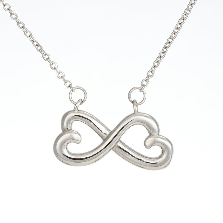 Infinity Heart Pendant Necklace