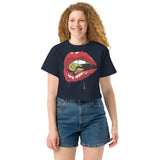 Drip Lips Champion Crop Top