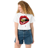 Drip Lips Champion Crop Top