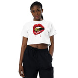 Drip Lips Champion Crop Top