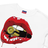 Drip Lips Champion Crop Top