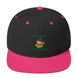 Resting Grinch Face Christmas Snapback Hat