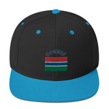 Gambia Flag Snapback Hat