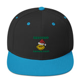 Resting Grinch Face Christmas Snapback Hat