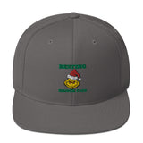 Resting Grinch Face Christmas Snapback Hat