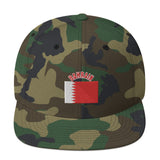 Bahrain Flag Snapback Hat