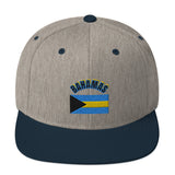 Bahamas Flag Snapback Hat