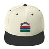 Gambia Flag Snapback Hat