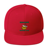 Resting Grinch Face Christmas Snapback Hat