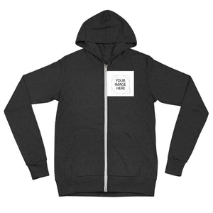 Custom Image Unisex zip hoodie