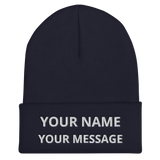 Custom name Cuffed Beanie