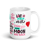 Love Message Design Mug