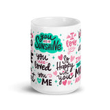 Love Message Design Mug