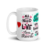 Love Message Design Mug