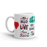 Love Message Design Mug