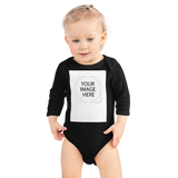 Custom Image Infant Long Sleeve Bodysuit