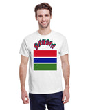 Gambian Flag Gildan Adult Heavy Cotton T-Shirts