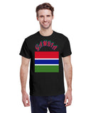Gambian Flag Gildan Adult Heavy Cotton T-Shirts
