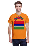 Gambian Flag Gildan Adult Heavy Cotton T-Shirts