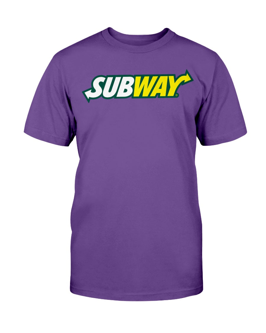 Fuel Subway Logo Gildan Cotton T-Shirt White / 3XL