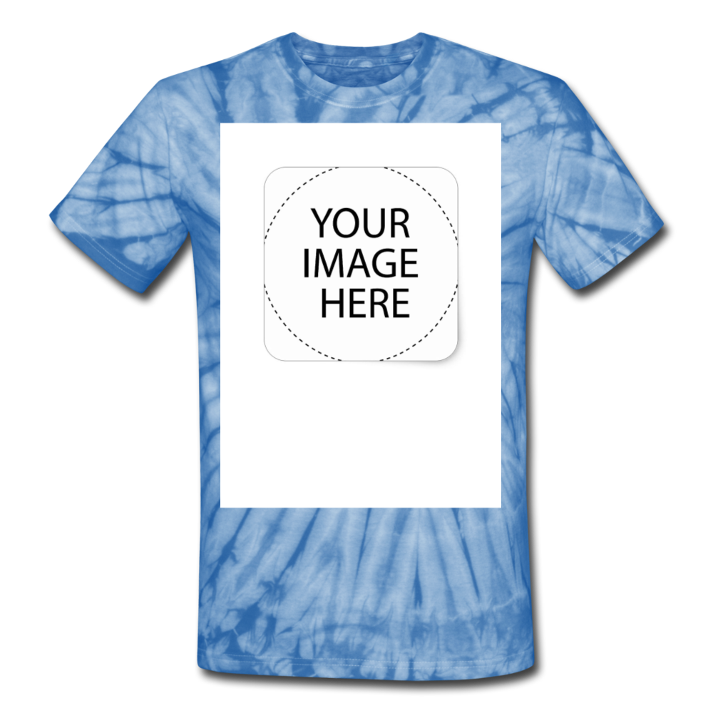 Cheap Custom Tie Dye White-Light Blue 3D Performance T-Shirt Free Shipping  – CustomJerseysPro