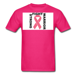Fight against Cancer Unisex Classic T-Shirt - fuchsia