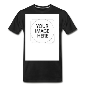 Custom Image Men's Premium T-Shirt - black