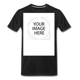 Custom Image Men's Premium T-Shirt - black