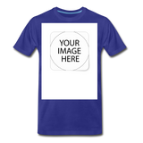 Custom Image Men's Premium T-Shirt - royal blue