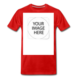 Custom Image Men's Premium T-Shirt - red