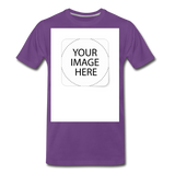 Custom Image Men's Premium T-Shirt - purple