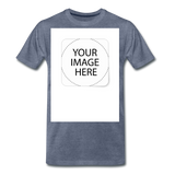 Custom Image Men's Premium T-Shirt - heather blue
