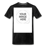 Custom Image Men's Premium T-Shirt - charcoal gray