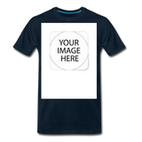 Custom Image Men's Premium T-Shirt - deep navy