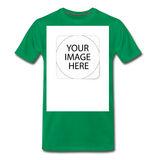Custom Image Men's Premium T-Shirt - kelly green