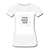 Custom Image Women’s Premium T-Shirt - white