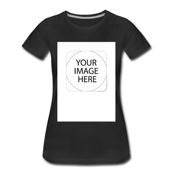 Custom Image Women’s Premium T-Shirt - black