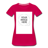 Custom Image Women’s Premium T-Shirt - dark pink