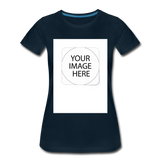 Custom Image Women’s Premium T-Shirt - deep navy